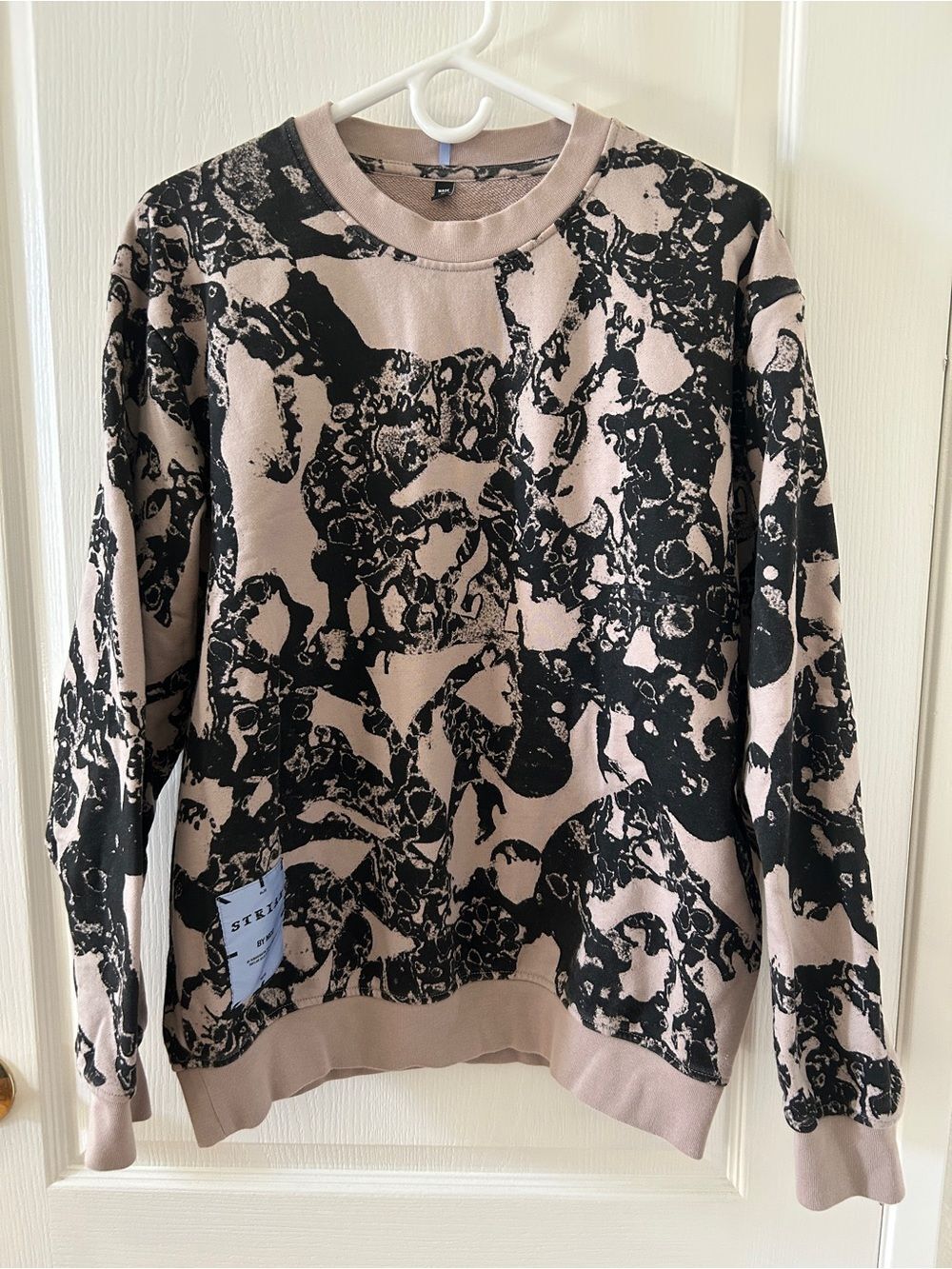 McQ Alexander McQueen Striae No. 10 Tokyo Hoodie Oversized Print Streetwear Punk